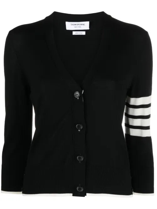Cardigan à 4 bandes signature - Thom Browne - Modalova