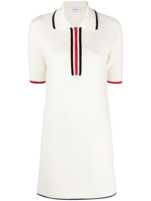 Thom Browne RWB-stripe virgin wool dress