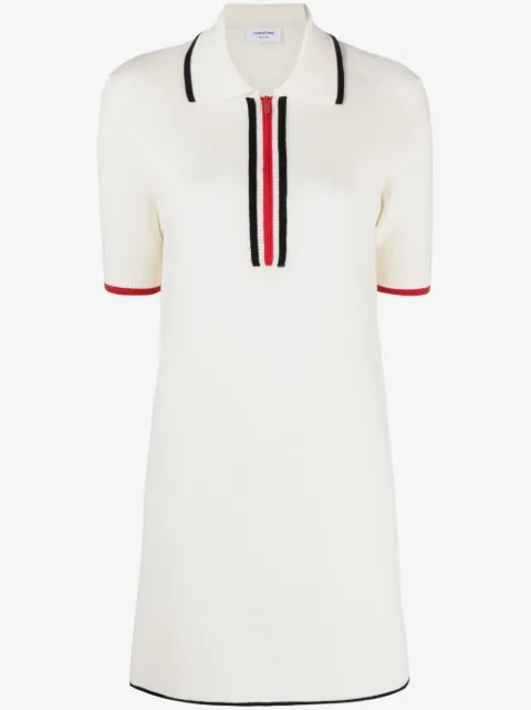 Thom Browne RWB-stripe virgin wool dress