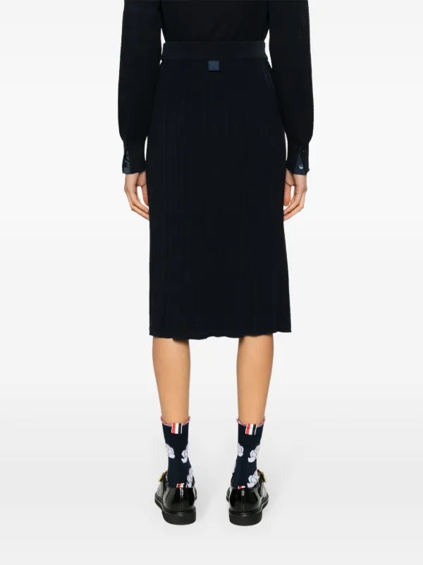 Thom Browne プリーツ スカート | ブルー | FARFETCH JP