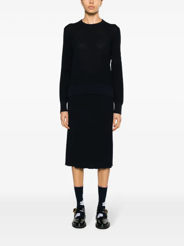 Thom Browne プリーツ スカート | ブルー | FARFETCH JP