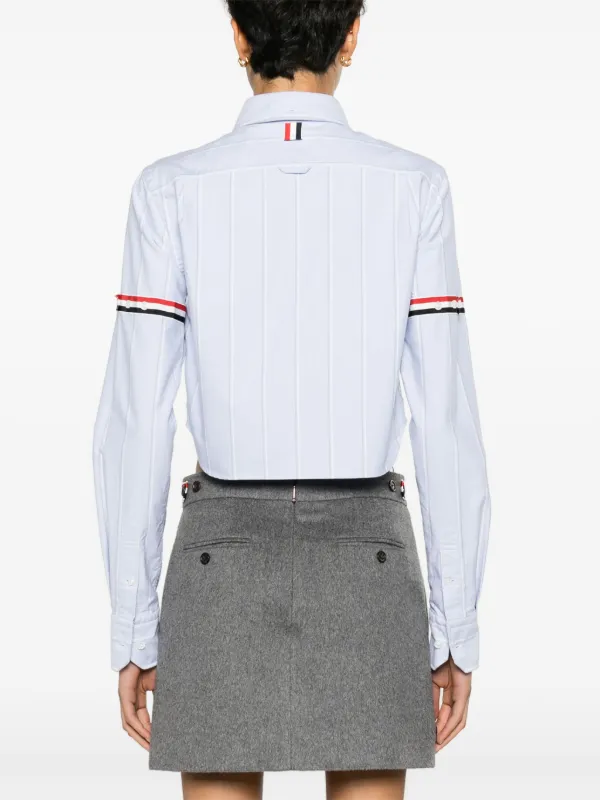 Thom Browne Blue Shirt | Blue | FARFETCH RO