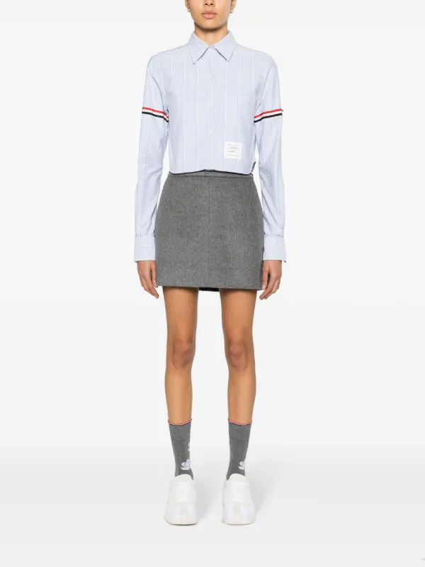 Thom Browne Blue Shirt | Blue | FARFETCH RO