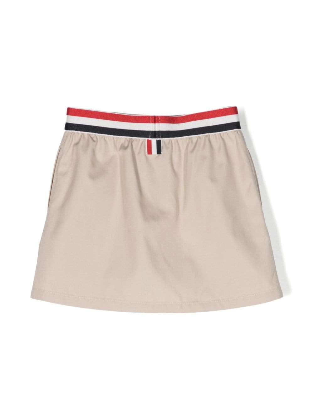 Shop Thom Browne Rwb-waistband Rugby Skirt In Brown