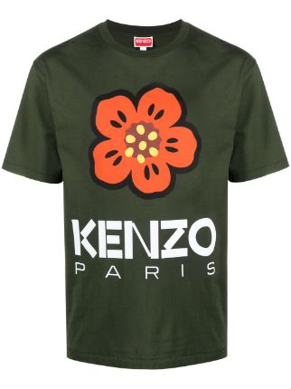 Kenzo Boke Flower-print Cotton T-shirt - Farfetch