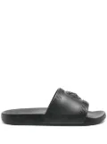 Just Cavalli logo-embossed slides - Black