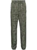 Givenchy 4G-motif taffeta trousers - Green