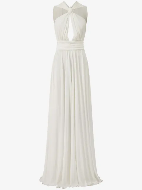 Giambattista Valli Laced knot-detail maxi dress