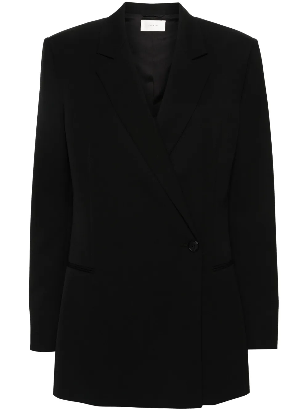 The Row Lawrence blazer met dubbele rij knopen Zwart