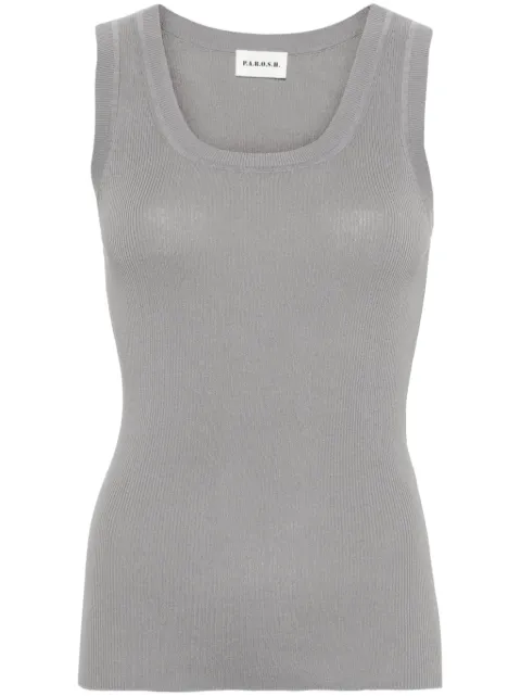 P.A.R.O.S.H. ribbed-knit tank top