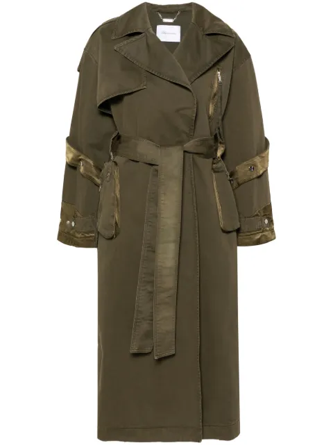 Blumarine Twill-Trenchcoat