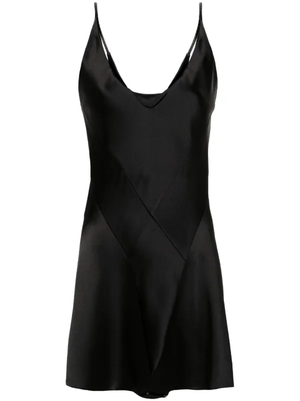 【関税&送料込】Maison Margiela Black Satin Jumpsuit Maison Margiela Jumpsuit in Black | FWRD
