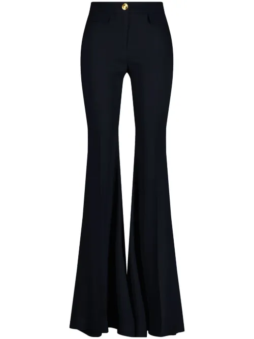 Pantalon en crêpe à coupe évasée - Giambattista Valli - Modalova