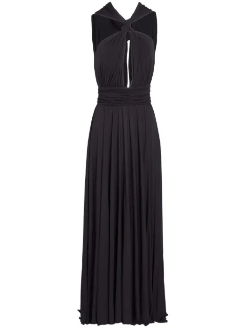 Giambattista Valli Laced knot-detail maxi dress