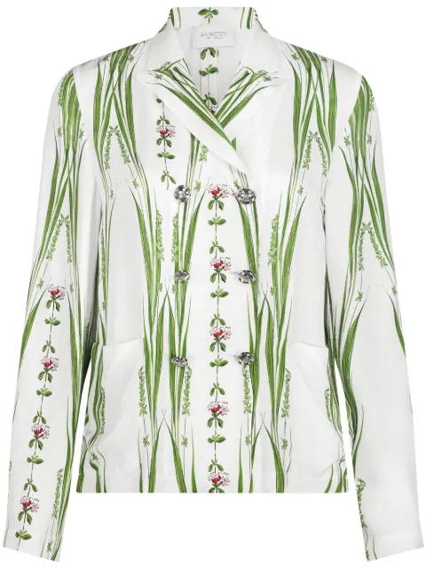 Giambattista Valli Jardin du Cap floral-print twill blouse