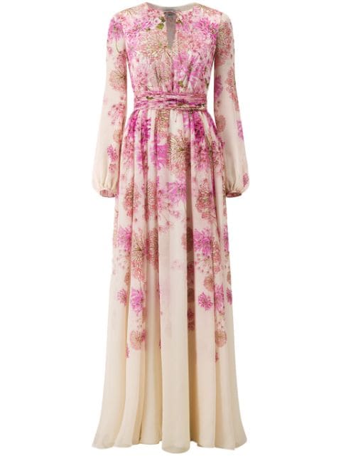 Giambattista Valli Saint-Rémy silk maxi dress