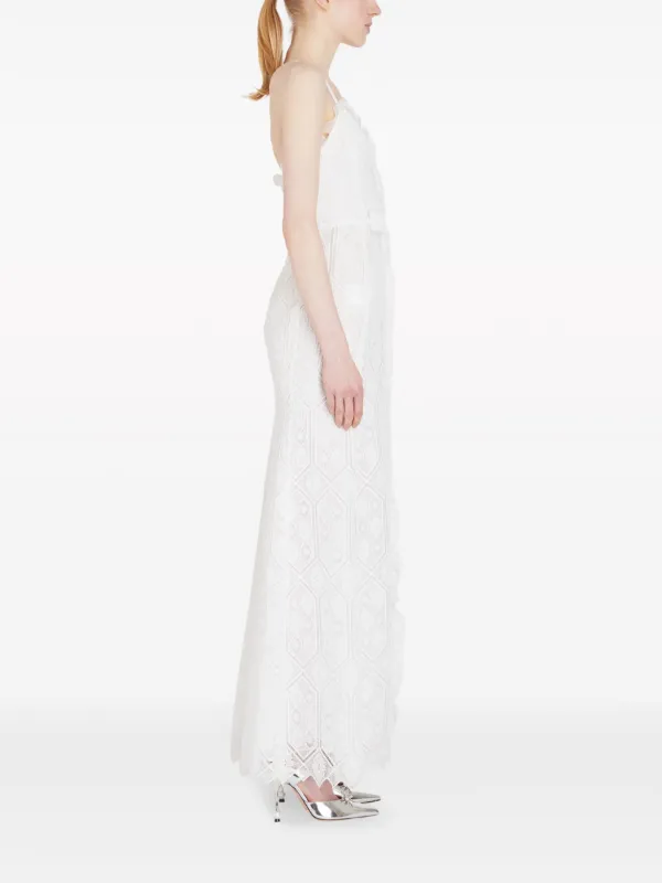 Giambattista Valli corded-lace Sleeveless Maxi Dress | White | FARFETCH JO
