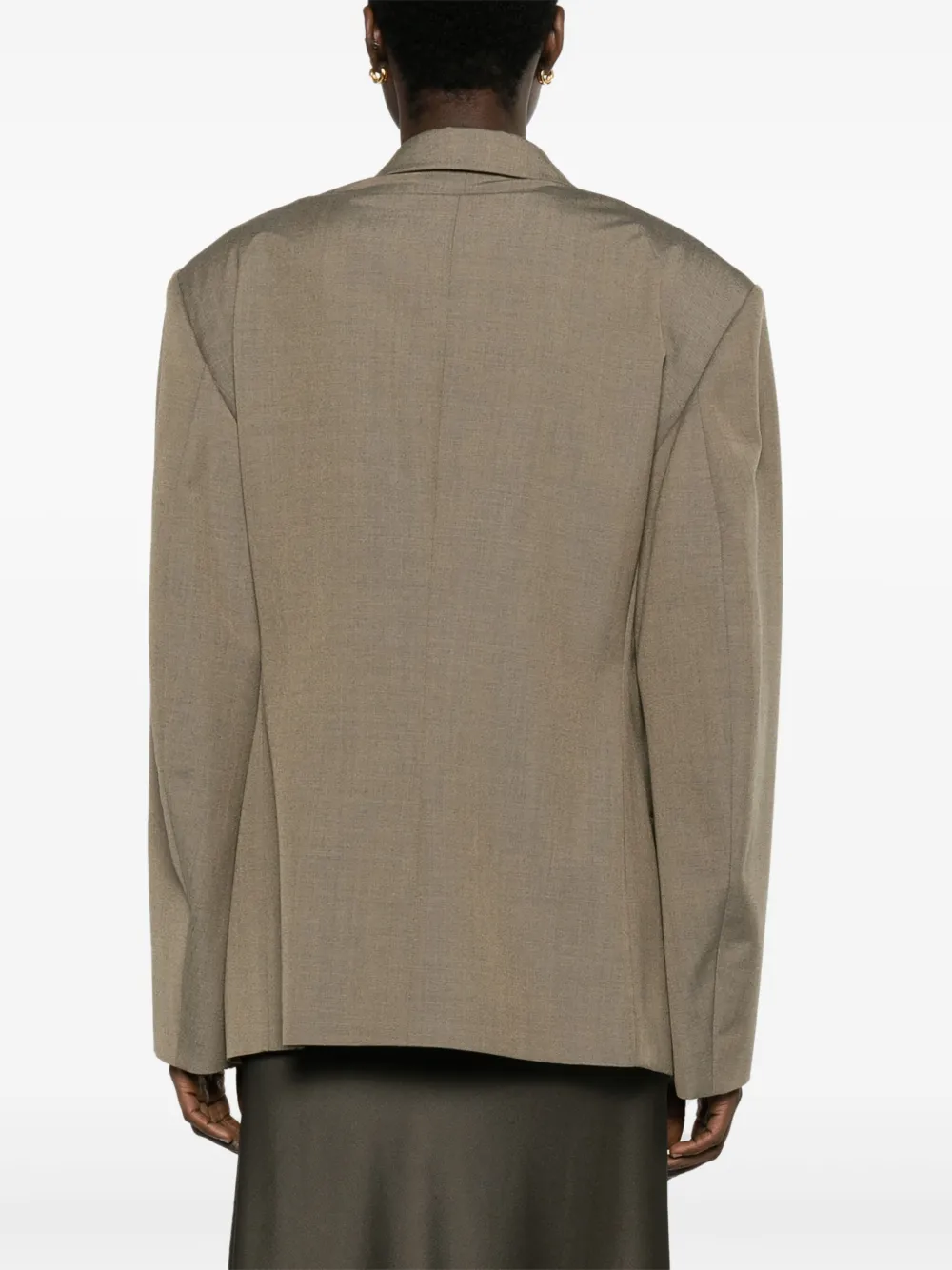 LEMAIRE Blazer met dubbele rij knopen Grijs