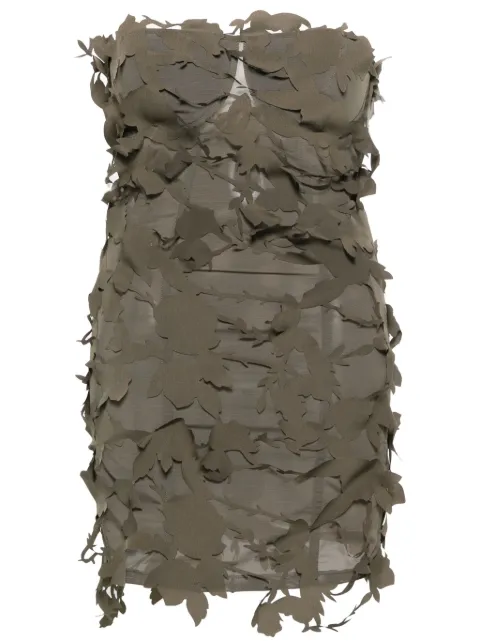 Blumarine vestido corto strapless
