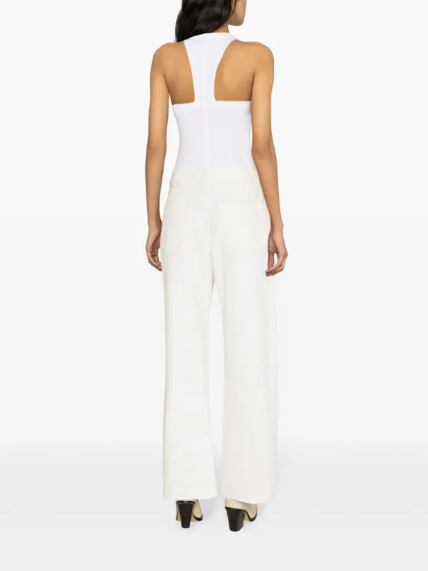 ISABEL MARANT Zineba Knotted Tank Top | White | FARFETCH