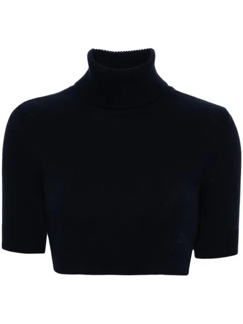 Valentino Garavani — VLogo virgin wool top