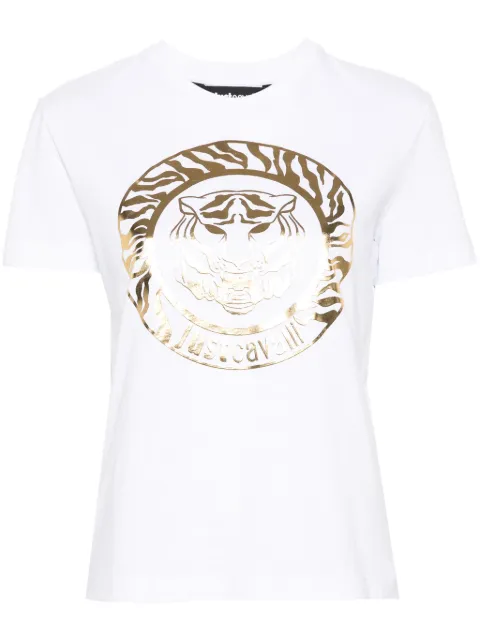 Just Cavalli logo-print cotton T-shirt