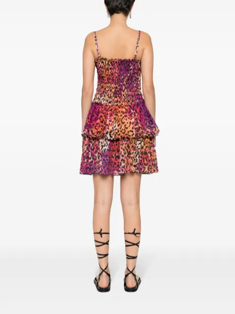 Just Cavalli layered leopard-print mini dress 76PAO914NS377 - 3