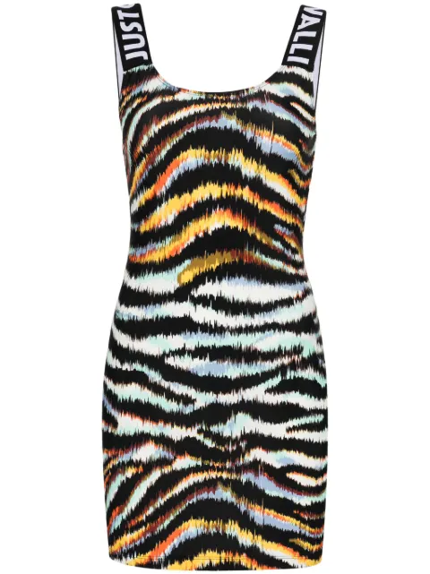 Just Cavalli vestido corto con motivo ikat