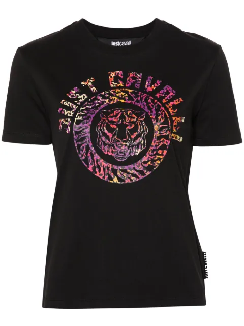 Just Cavalli logo-print cotton T-shirt