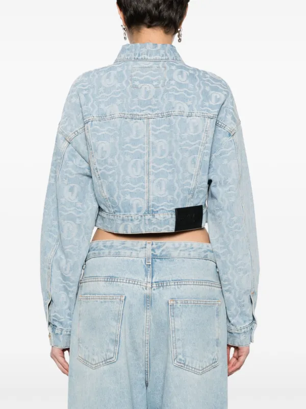【美品】JUST cavalli ジャストカヴァリ レディース デニムジャケット Just Cavalli デニムジャケット | ブルー | FARFETCH JP