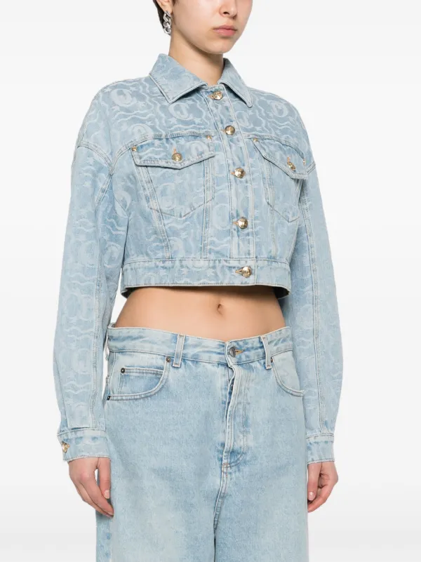 【美品】JUST cavalli ジャストカヴァリ レディース デニムジャケット Just Cavalli デニムジャケット | ブルー | FARFETCH JP