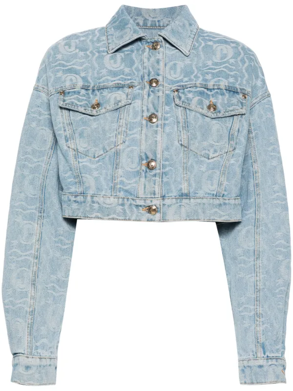 【美品】JUST cavalli ジャストカヴァリ レディース デニムジャケット Just Cavalli デニムジャケット | ブルー | FARFETCH JP