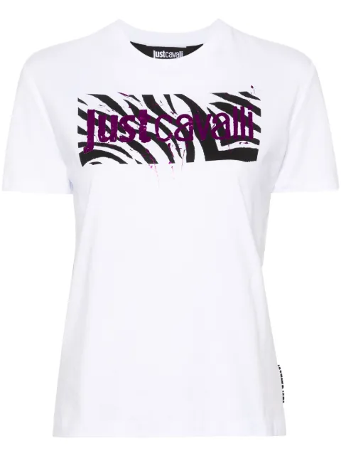 Just Cavalli logo-print cotton T-shirt