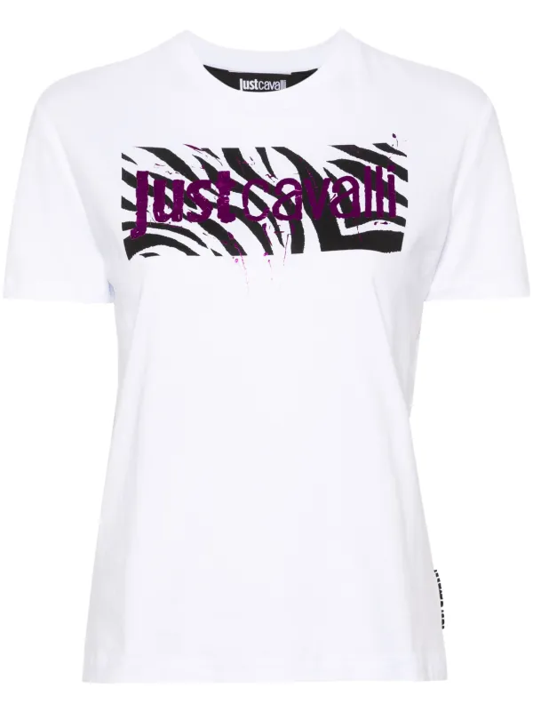 Tシャツ・カットソー JUST CAVALLI Woman T-Shirt White 76PAHG08CJ300 003 22371432_52503657_600.jpg