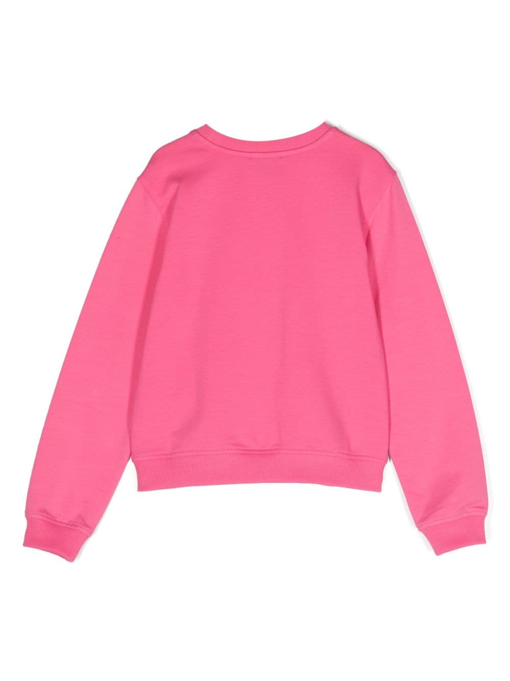 Shop Moschino Logo-print Sweatshirt In Pink