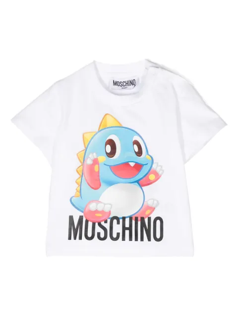 Moschino Kids graphic-print cotton T-shirt