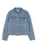 Moschino Kids Teddy Bear-motif denim jacket - Blue