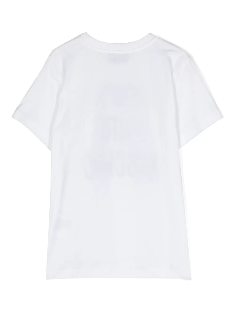 Shop Moschino Logo-print Cotton T-shirt In White