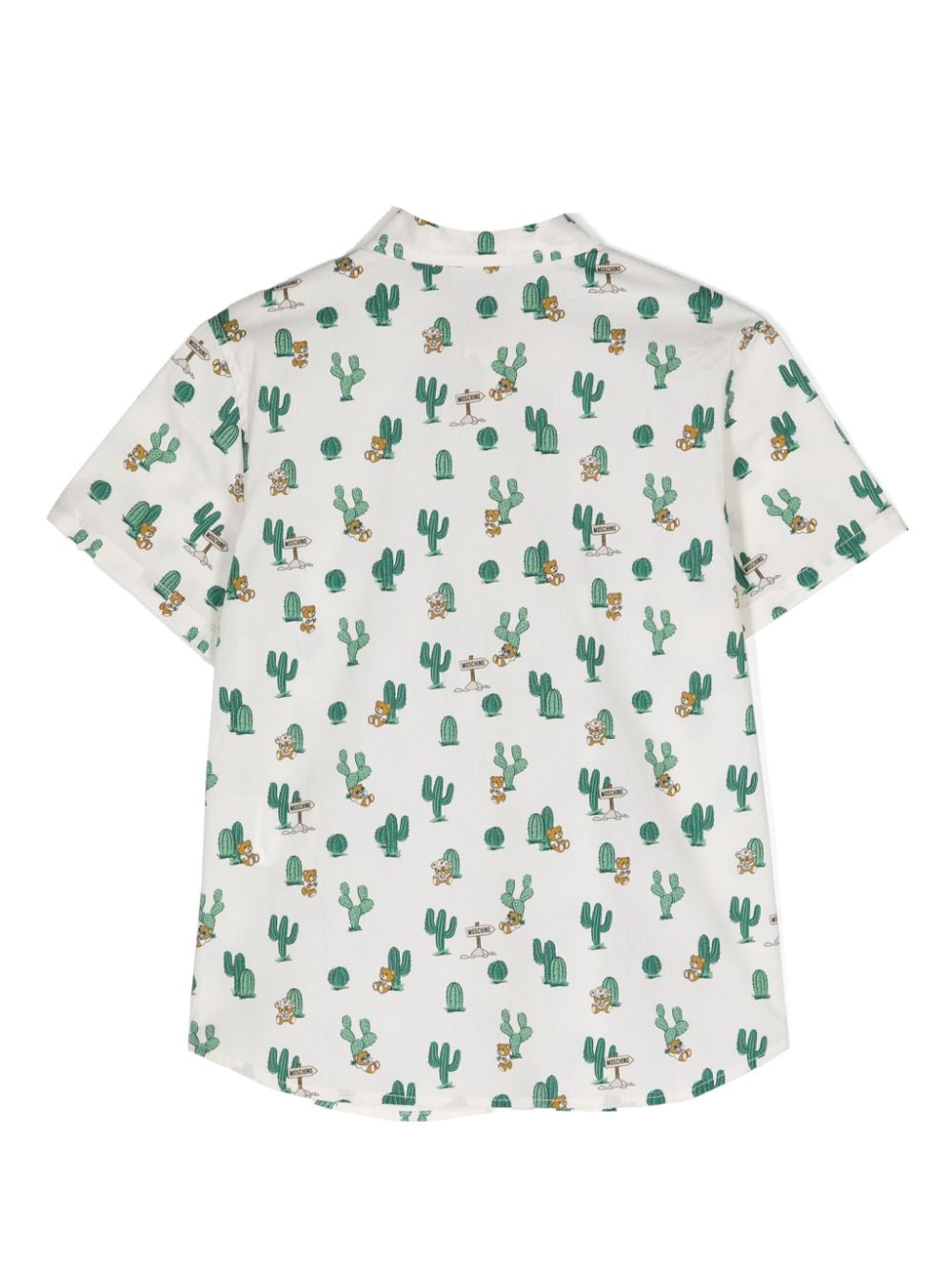 Shop Moschino Cactus-print Shirt In Neutrals