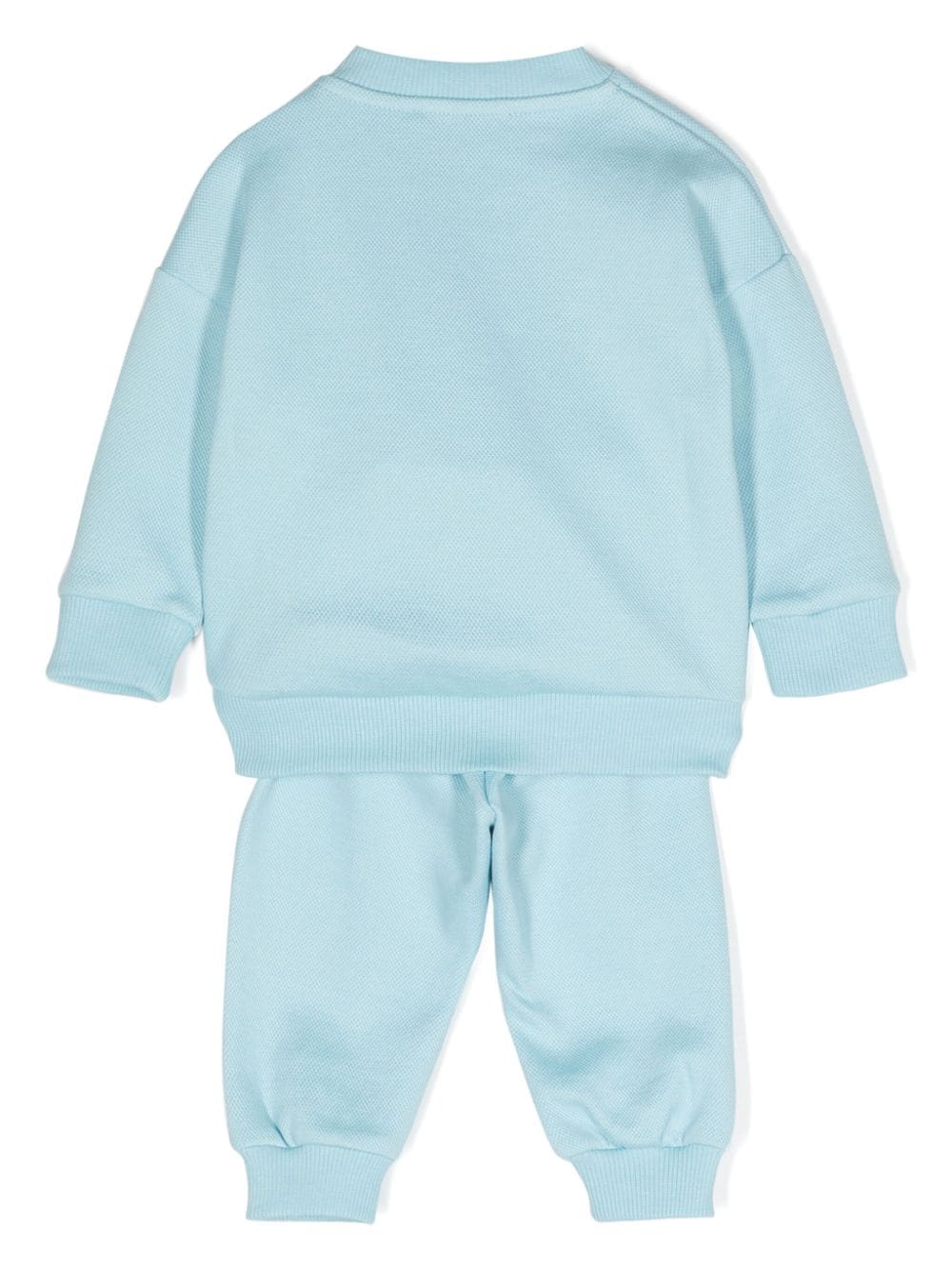 Shop Moschino Logo-print Tracksuit Set In Blue