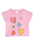 Moschino Kids sequin embellishment T-shirt - Pink