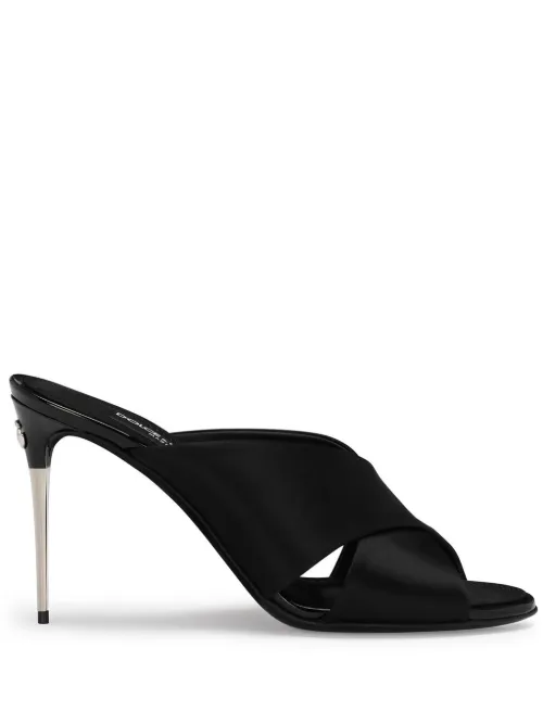 Mules Keira 85 mm en satin - Dolce & Gabbana - Modalova