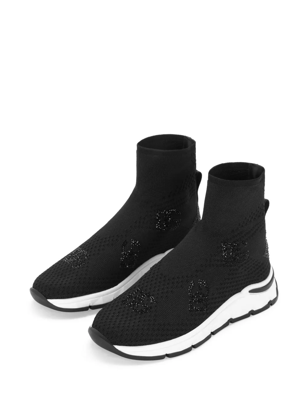 Dolce & Gabbana Sorrento Slip-on Sneakers In Black