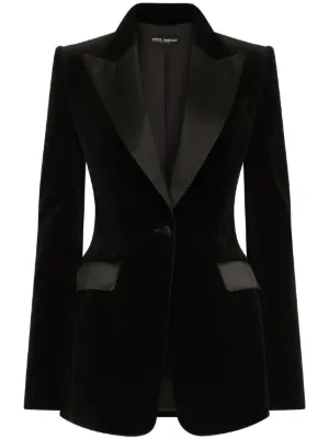 Dolce & Gabbana クロップド ジャケット | ブラック | FARFETCH JP