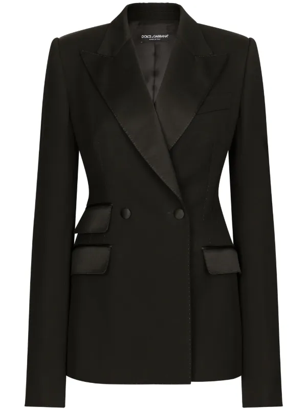 ◆直営店◆【Dolce&Gabbana】ダブルブレスト ジャケット シェブロン ダブルブレスト ジャケット