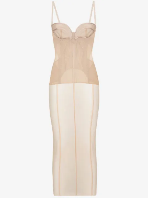 Dolce & Gabbana sheer tulle bustier dress