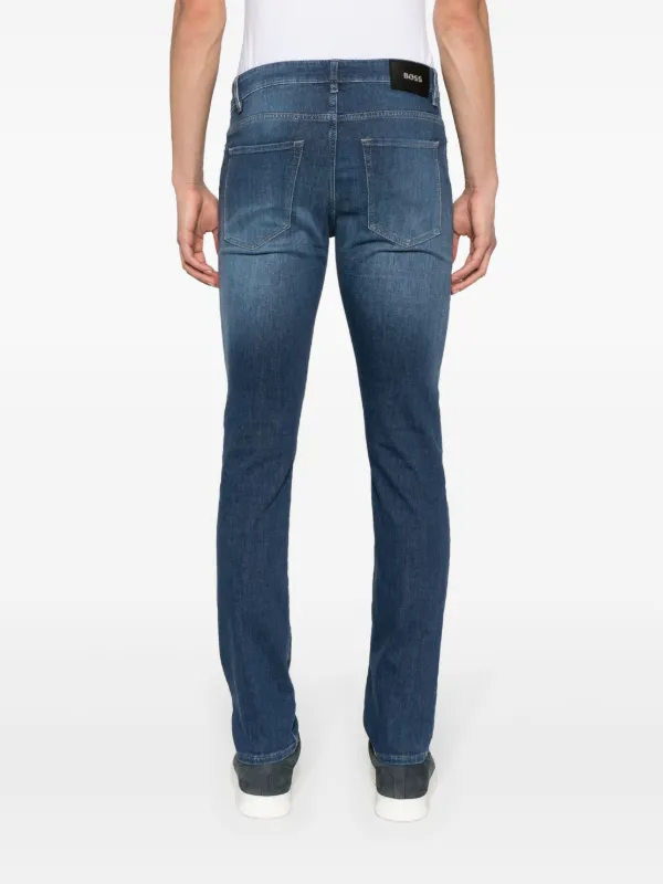 Hugo boss straight leg jeans deals