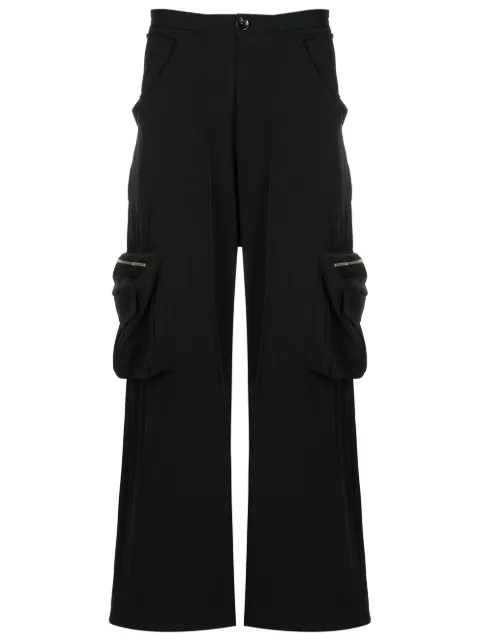 Amir Slama multi-pocket wide-leg trousers