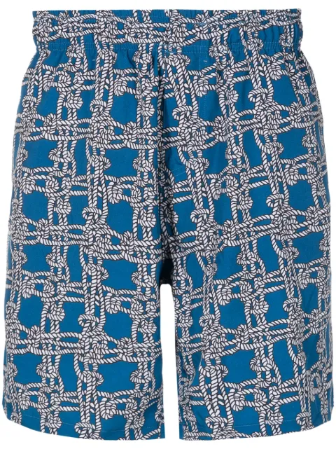 Amir Slama knot-print swim shorts