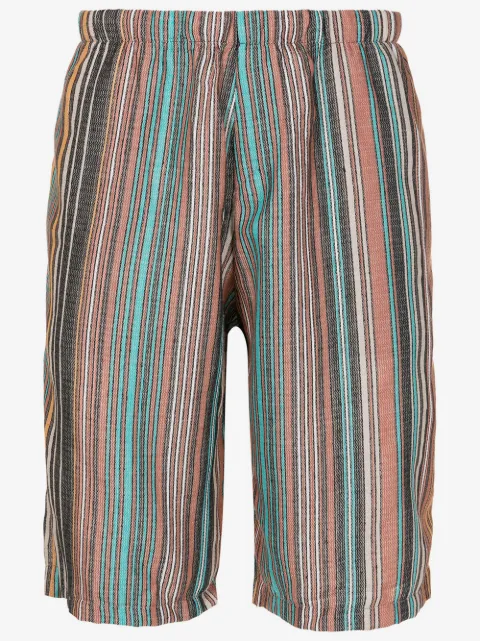 Amir Slama striped jacquard shorts